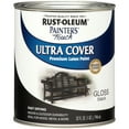 thumbnail image 2 of Rust-Oleum 1979502 Painter's Touch Latex Paint, Quart, Gloss Black, 1 Quart, 2 of 7