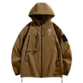 thumbnail image 5 of Wiyuqeen Womens Rain Jackets Waterproof with Hood Zip Up Lightweight Graphic Rain Coats Travel Hiking Windbreaker Jacket Zipper Pocket, 5 of 10