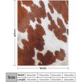 Cow Print Blanket Soft Fleece Flannel Cozy Cute Blankets Warm Plush