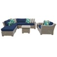 thumbnail image 1 of Coast 8 Piece Outdoor Wicker Patio Furniture Set in Navy, 1 of 2