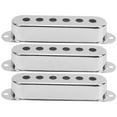 thumbnail image 3 of Single Pickup Cover, Fine Workmanship Long Service Life Guitar Pickup Cover, Durable Practice And Performance For Bands Guitar Bass Argent, 3 of 8