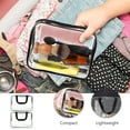 2Pcs Waterproof Makeup Bags Portable Cosmetic Pouches Household