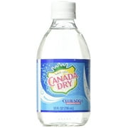 Canada Dry Club Soda Bottles, 10 Ounce 6 Pack Plastic Bottles, Deliciously Unique Flavor, 100% Natural