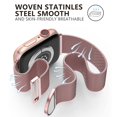 thumbnail image 2 of Compatible with Apple Watch Band for Women and Men Ultra/Ultra 2,SE,Series 10 9 8 7 6 5 4 3 2 1 38mm 40mm 41mm 42mm 44mm 45mm 46mm 49mm,Stainless Steel Mesh Loop Magnetic Clasp for iWatch Bands, 2 of 8