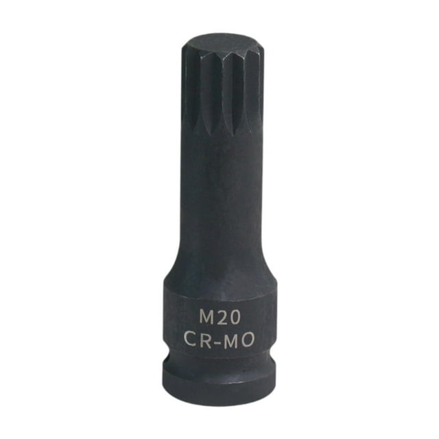 Dados de punta cuadrada triple de 1/2 pulgada para garaje, M20, mantenimiento de automóviles, prácticos, resistentes, premium, , métricos, lo