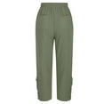 thumbnail image 6 of Karight Women Casual Lightweight Drawstring Elastic Waist Pants with Pockets, 6 of 7