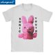 thumbnail image 2 of Camisetas de conejito rosa para hombre y mujer, camisetas de algodón punk con banda de rock Sonic Youth, camisetas creativas de manga corta con cuello redondo, camisetas de talla grande, 2 of 5