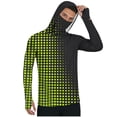 thumbnail image 3 of BiZtdJrK Men's Sun Safe Fishing Shirt Hooded UPF 50+ Long Sleeve with Built-in Neck Gaiter Yellow XXXL, 3 of 9