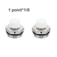 thumbnail image 1 of 2 Pcs BSP Male Thread Nickel Plated Brass Manual Radiator Air Vent Plug Valve, 1 of 6