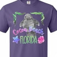 thumbnail image 4 of Inktastic Cocoa Beach Florida Cute Swimming Manatee T-Shirt, 4 of 5