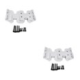 thumbnail image 3 of VONKY Easy To Install Aluminum Alloy Gear Box Mount Holder For ECX 1/12 Rc RGT 136100 silver 2Set, 3 of 6