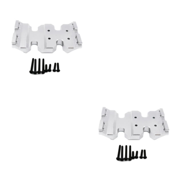maskred Maximize Potential Of RC Car Gear Box Mount Holder For ECX 1/12 Rc RGT 136100 silver 2Set