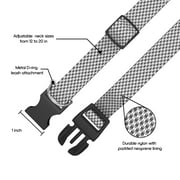 Vibrant Life Woven Padded Dog Collar, Gray, Large