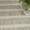 thumbnail image 4 of Nourison Positano Indoor/Outdoor Grey Ivory 8' x 10' Area Rug (8x10), 4 of 9