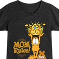 thumbnail image 3 of Garfield - Mother's Day - Mom Rules - Toddler & Youth Girls Short Sleeve Graphic T-Shirt, 3 of 5