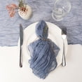 thumbnail image 4 of Holzlrgus Cheesecloth Napkins Set of 12, 20 x 20 Inch Gauze Dinner Cloth Napkins, Handmade Square Rustic Table Napkins for Parties Weddings Event Family Dinner Boho Boho Decoration, Dusty Blue, 4 of 7