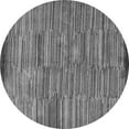 thumbnail image 1 of Ahgly Company Indoor Round Abstract Gray Modern Area Rugs, 4' Round, 1 of 4