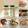 thumbnail image 2 of Rani Organic Brown Basmati Rice Extra Long Aged 28oz (1.75lbs) 800g PET Jar ~ All Natural | Gluten Friendly | Vegan | Indian Origin | Kosher | Export Quality | USDA Certified Organic, 2 of 8
