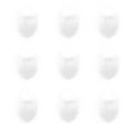 thumbnail image 1 of 6 piezas de bigotes de Papá Noel realistas, interesantes accesorios para la cara de barba falsa, suministros de fiesta, favores para la fiesta de la bola del festival (blanco), 1 of 8