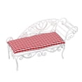 thumbnail image 2 of Muebles De Sofá Cama De Hierro Para Casa De Muñecas En Miniatura, Decoración De Estilo Vintage Para Casa De Muñecas, 2 of 7