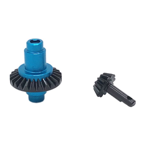 Juego de engranajes de eje helicoidal Sunnimix para coche RC 1/16 Crawler Azul