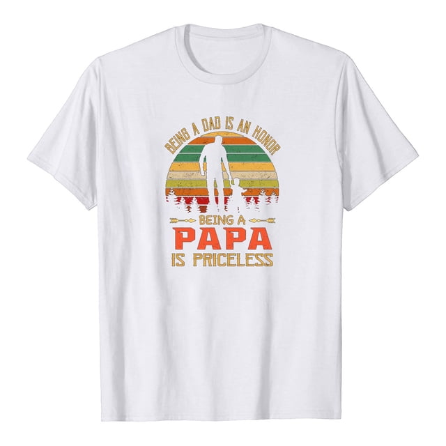 Camisas Para Hombre Elegantes Casuales Tops Día Del Padre Camiseta Con Estampado de Letras Regalo de Manga Corta Odeerbi ODB165645