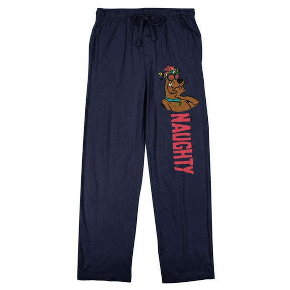 Scooby Doo Naughty Men's Navy Sleep Pajama Pants-XXL