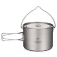 thumbnail image 1 of TOMSHOO TOMSHOO Lightweight Titanium Camping Cookware Set - 900ml Multi-Purpose Hanging Pot for Outdoor Adventures, Durable & Corrosion-Resistant (30pcs MOQ), 1 of 6