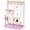 Purple, variant on Jewelry Stand Holder Organizer, 4-Tier Necklace Holder with Ring Tray, 10 Hooks Necklaces Hanging Small Jewelry Display Storage Tower Tree for Bracelets Earrings Watches -Medium, Purple