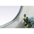thumbnail image 6 of Metal Frame Oval Mirror 20x30 Inch in Silver, 6 of 7