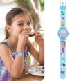 thumbnail image 2 of 1pc Children Waterproof Watch Student Waterproof Watch Cartoon Mermaid Watch, 2 of 8