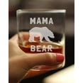 thumbnail image 3 of Bear Whiskey Rocks Glass - Fun Funny Mom Gift Ideas for Mother's Day or Birthday - 10.25 Oz Whisky Glasses, 3 of 4