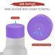 thumbnail image 3 of Uxcell Funda de Botella de Agua de Silicona [1PCS] - Funda Protectora Antideslizante para Proteger Botellas de Agua de Rasguños - [Violeta - 2.95 IN], 3 of 7