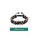 thumbnail image 4 of Pulsera de triple protección MFZFUKR Obsidiana negra Ojo de tigre genuino y cuentas de hematita 0.315 in, 4 of 5