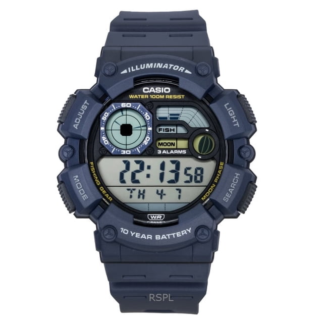 Casio Reloj Youth Digital Resin Strap Quartz WS-1500H-2AV para Hombre, 100 M