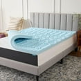 thumbnail image 1 of Lucid - Colchoneta de Memory Foam con Gel - Sobrecolchón de 5 Zonas de 7.5 cm - Topper para Colchón - Individual, 1 of 6