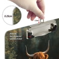 thumbnail image 4 of ALAZA Plastic Clipboard A4 Letter Size Decorative Clipboards for Students Women Men 9" x 12.5" Highland Cattle Animals, 4 of 6