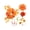 Candle HolderC, variant on Decorative Candle Holder Floral Candle Lamp Centerpiece with Garland Plastic Tabletop Flower Ring Lantern for Wedding Dinner Party Decor Style D