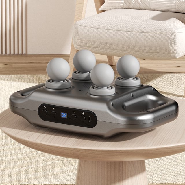 Deep Tissue Massager, Muscle Massager With 4 Heads For Soreness Relaxation, Pain Relief-sebneei