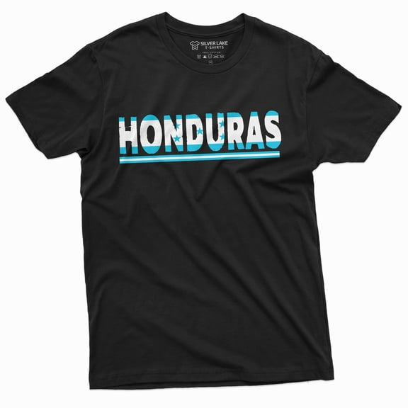 Men'S Honduras T-Shirt Flag Coat Of Arms Tee Patriotic National Tee