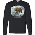 thumbnail image 3 of Inktastic Juneau Alaska Bear Scenic Wilderness Long Sleeve T-Shirt, 3 of 5