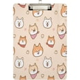 thumbnail image 2 of Coolnut Cute Shiba Inu Acrylic Clipboard with Low Profile Gold Metal Clip Standard A4 Letter Size Decorative Clipboards for Office,Jobsite,Medical,School, 2 of 7