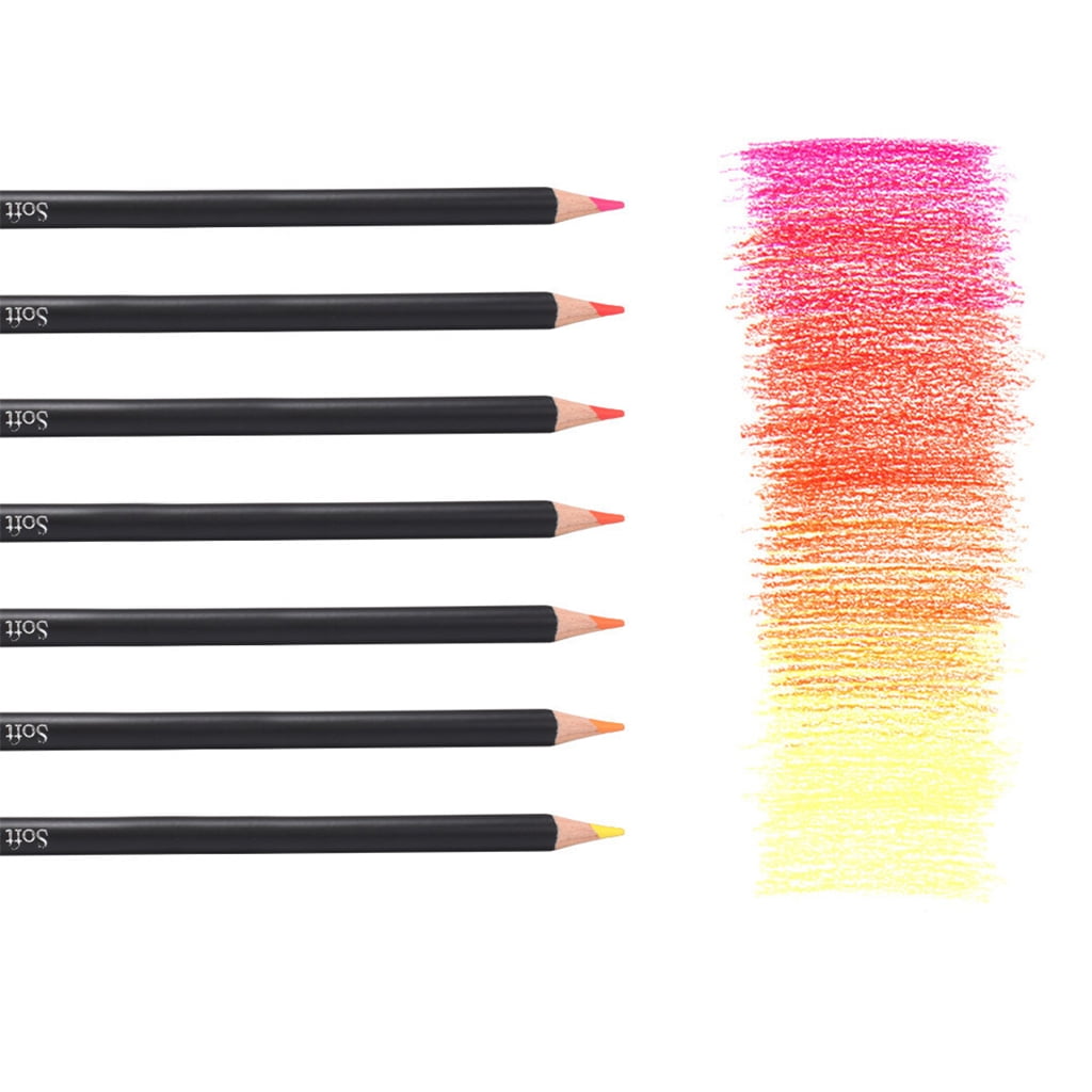 Milue 72 Pcs Professional Oil Colored Pencils Set Artist Painting Sketching Drawing Art Supplies