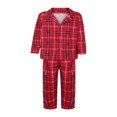 thumbnail image 1 of Ensemble de Pyjamas Assortis pour la Famille de Noël, Imprimé à Carreaux Rouges Buffalo, Vêtements de Nuit pour Hommes, Femmes, Enfants, Bébé, Chien, 1 of 7