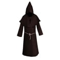 thumbnail image 4 of Friar Medieval Robe Horror for Theme Party Stage Performance Dress, 4 of 10
