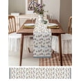 thumbnail image 3 of Boanket Beige Birds Table Runner - 120 Inch Long, Kitchen Dining Table Runner Dresser Scarves, Farmhouse Summer Botanical Watercolor Vintage Farmhouse Decor for Coffee Tables Wedding Party Banquet, 3 of 8