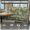 thumbnail image 4 of XYZCANDO Vintage Floral RV Dinette Cushions Stretchable Camper Accessories for Inside Couch Cushion Covers Comfortable Furniture Covers Loveseat Sofa Chair Cover, 4 of 7