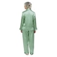 thumbnail image 2 of TexereSilk Women's Luxury Silk Pajama Set - Beautiful Sleepwear Gift Ideas, 2 of 5