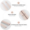 thumbnail image 2 of Mobutofu 5 Pairs Maple Wood Drum Sticks for Everyday Practice and Performance Use 1.5x16In, 2 of 8