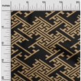 thumbnail image 2 of oneOone Polyester Spandex Black Fabric Geometric Sewing Fabric By The Yard Printed Diy Clothing Sewing Supplies 56 Inch Wide, 2 of 4